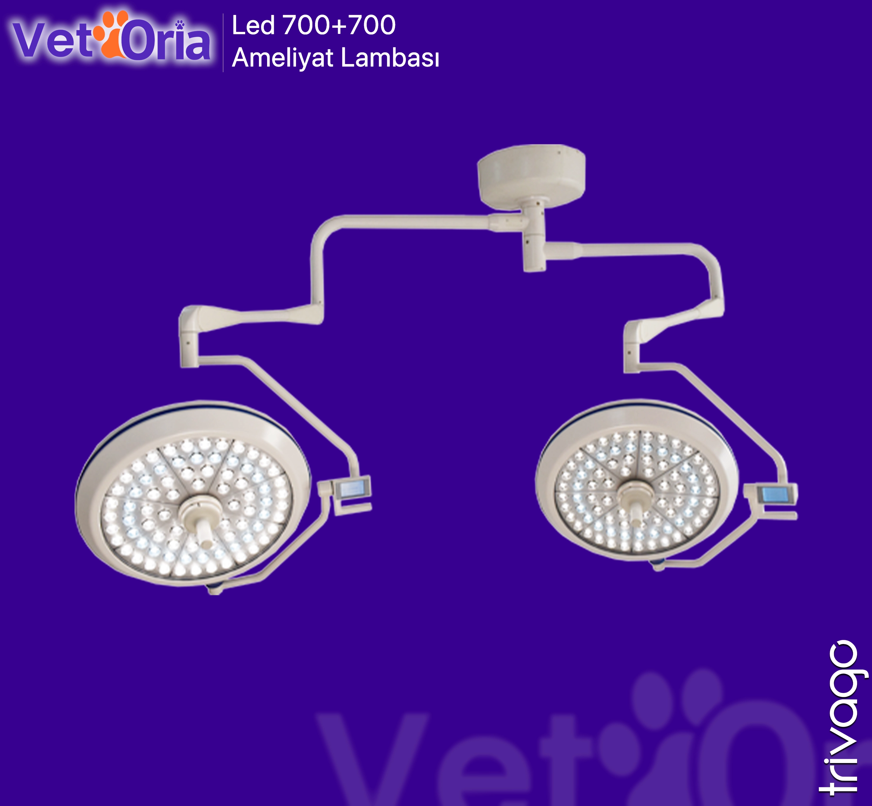                     Led 700+700 Ameliyat Lambası