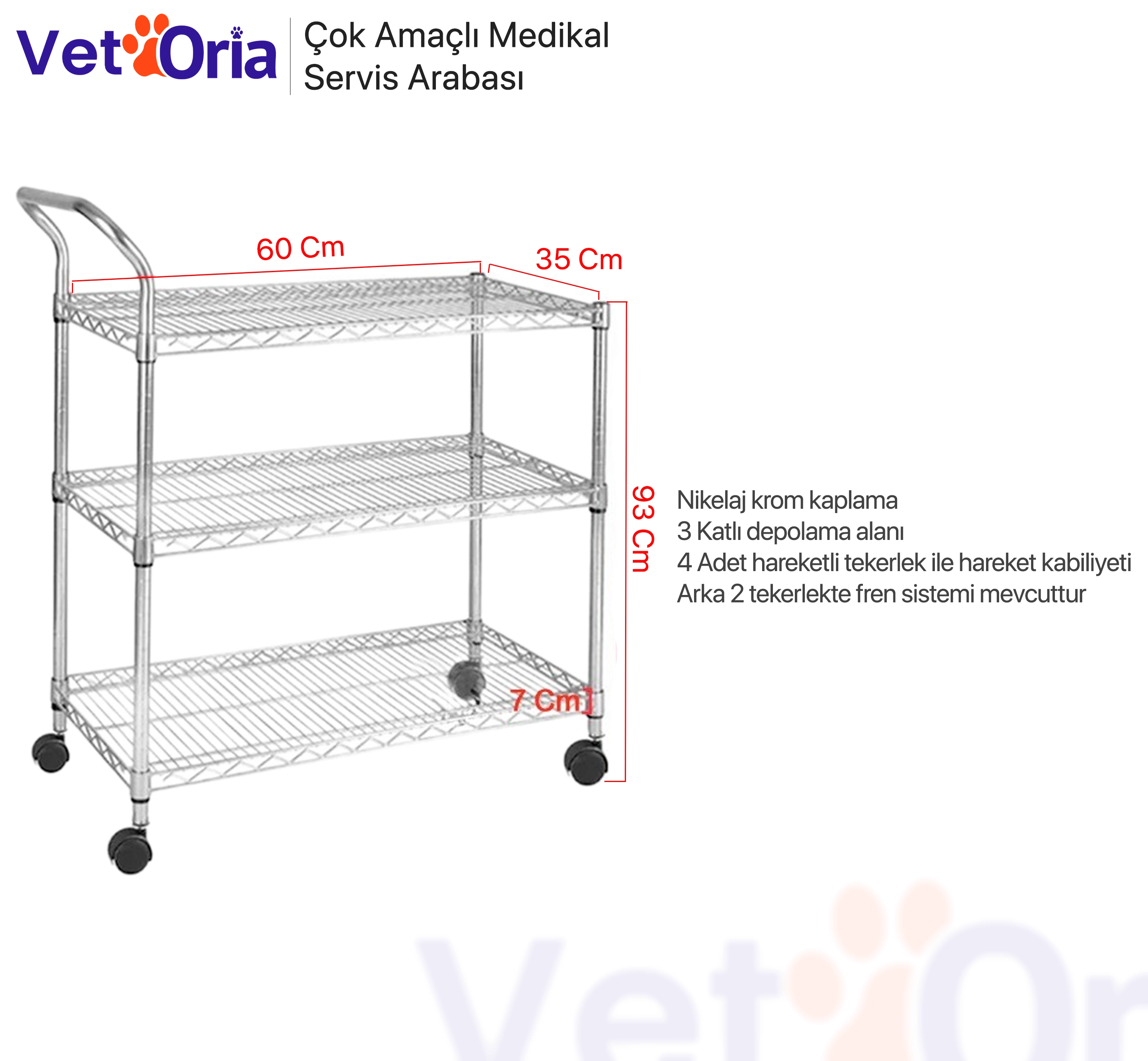 Çok Amaçlı Medikal  Servis Arabası