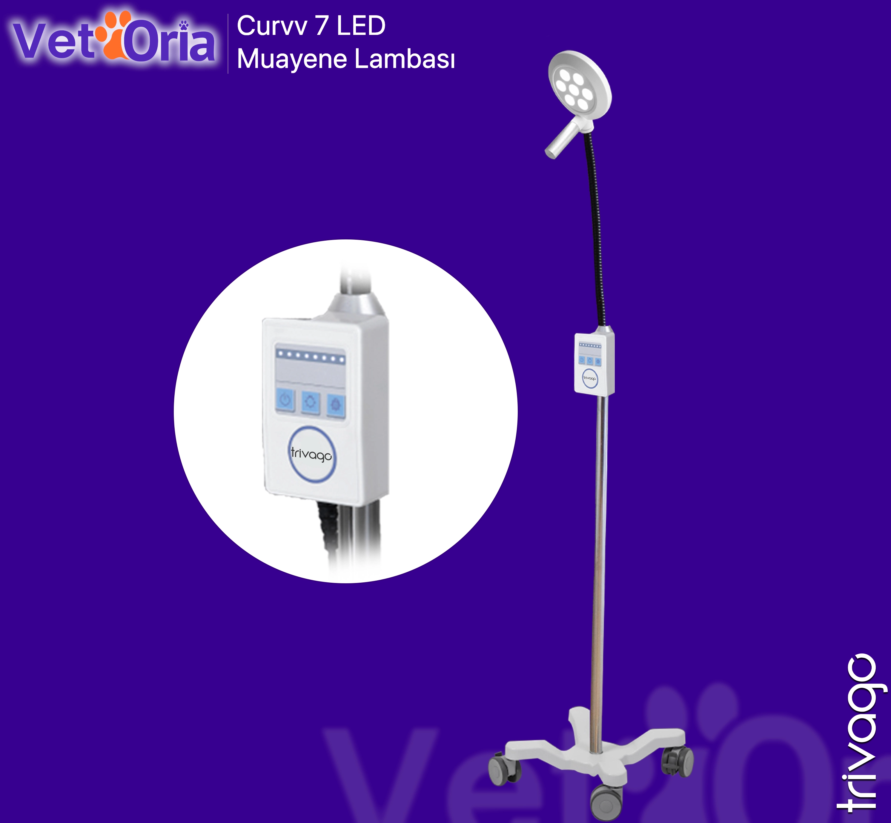                                Curvv 7 LED Muayene Lambası