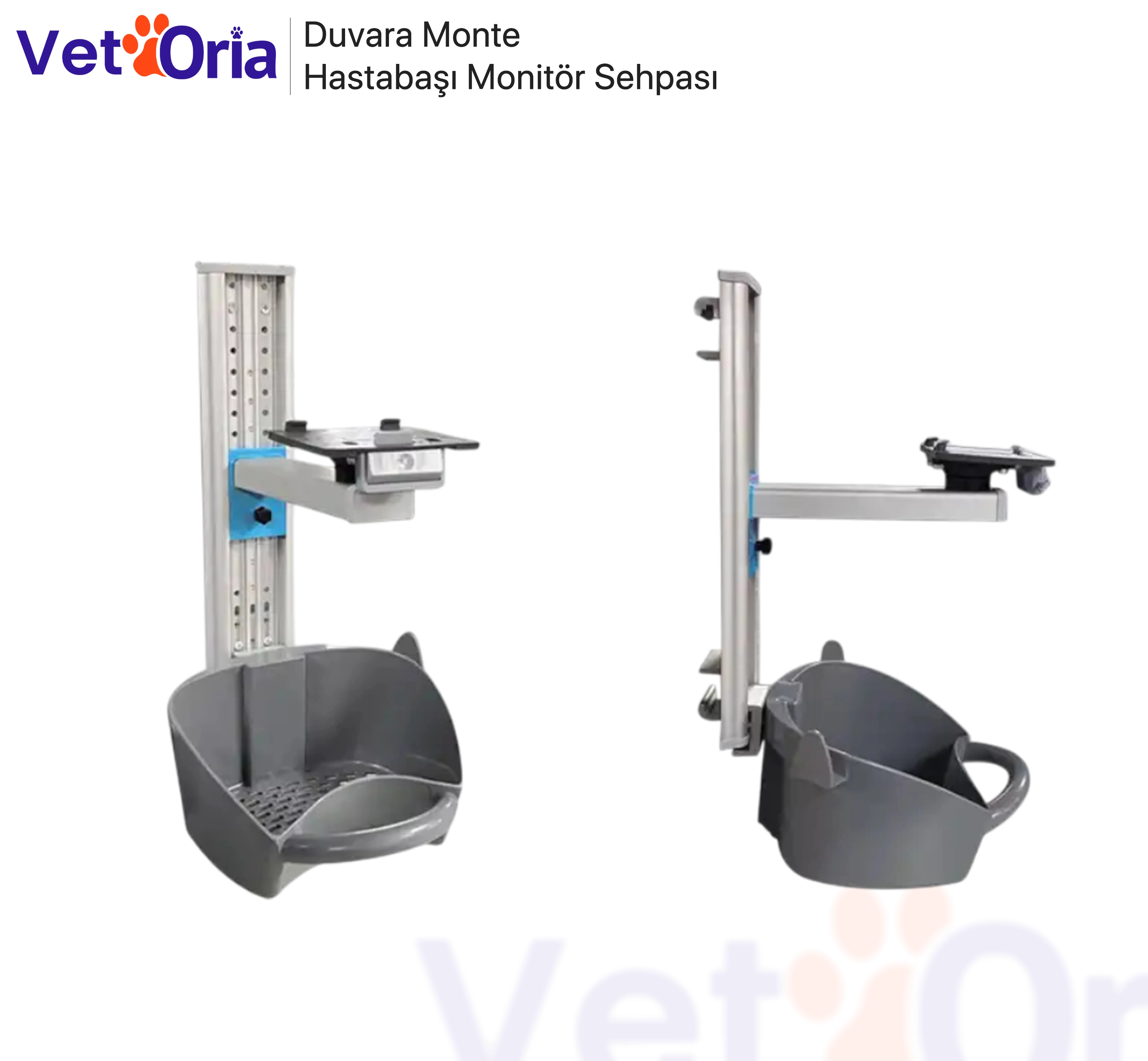                        Duvara Monte Hastabaşı Monitör Sehpası