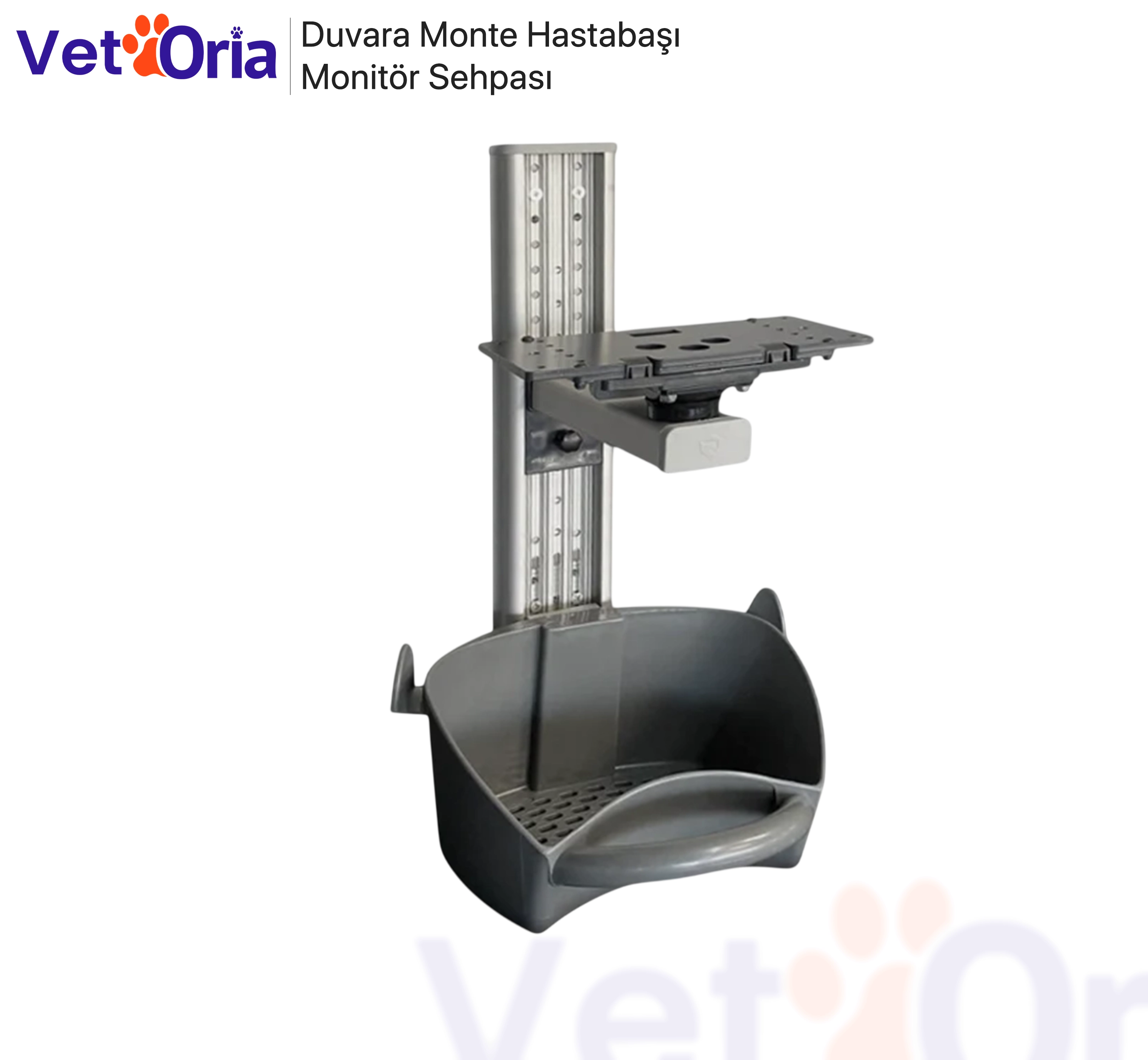        Duvara Monte Hastabaşı Monitör Sehpası