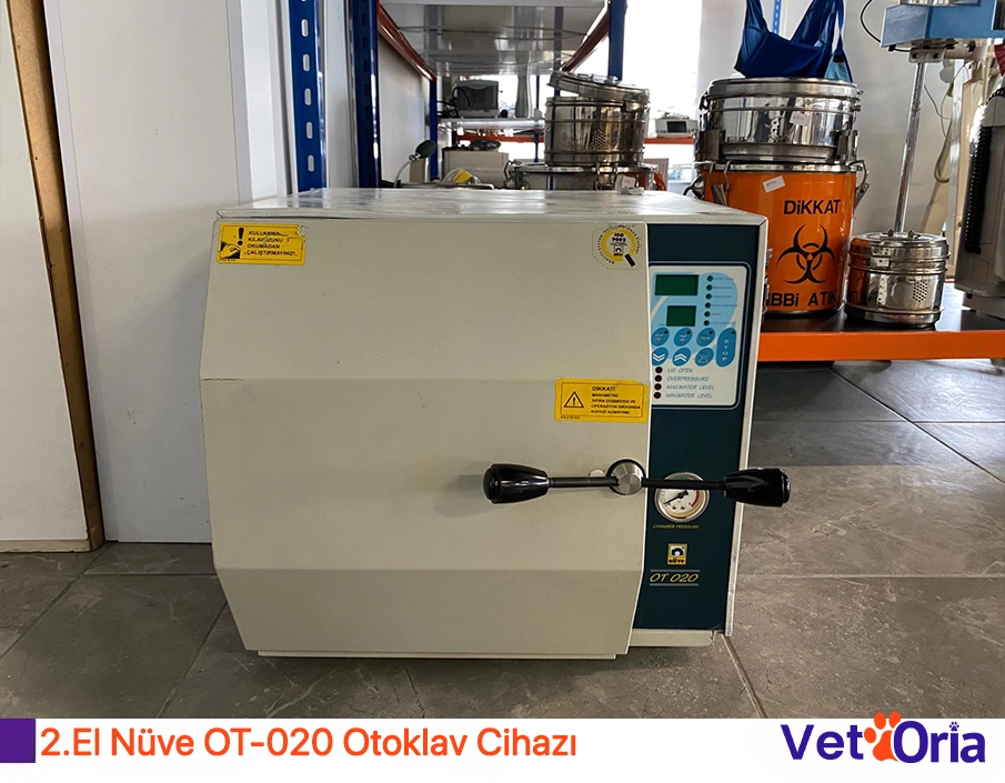 İkinci El Nüve OT 020 Otoklav Cihazı 