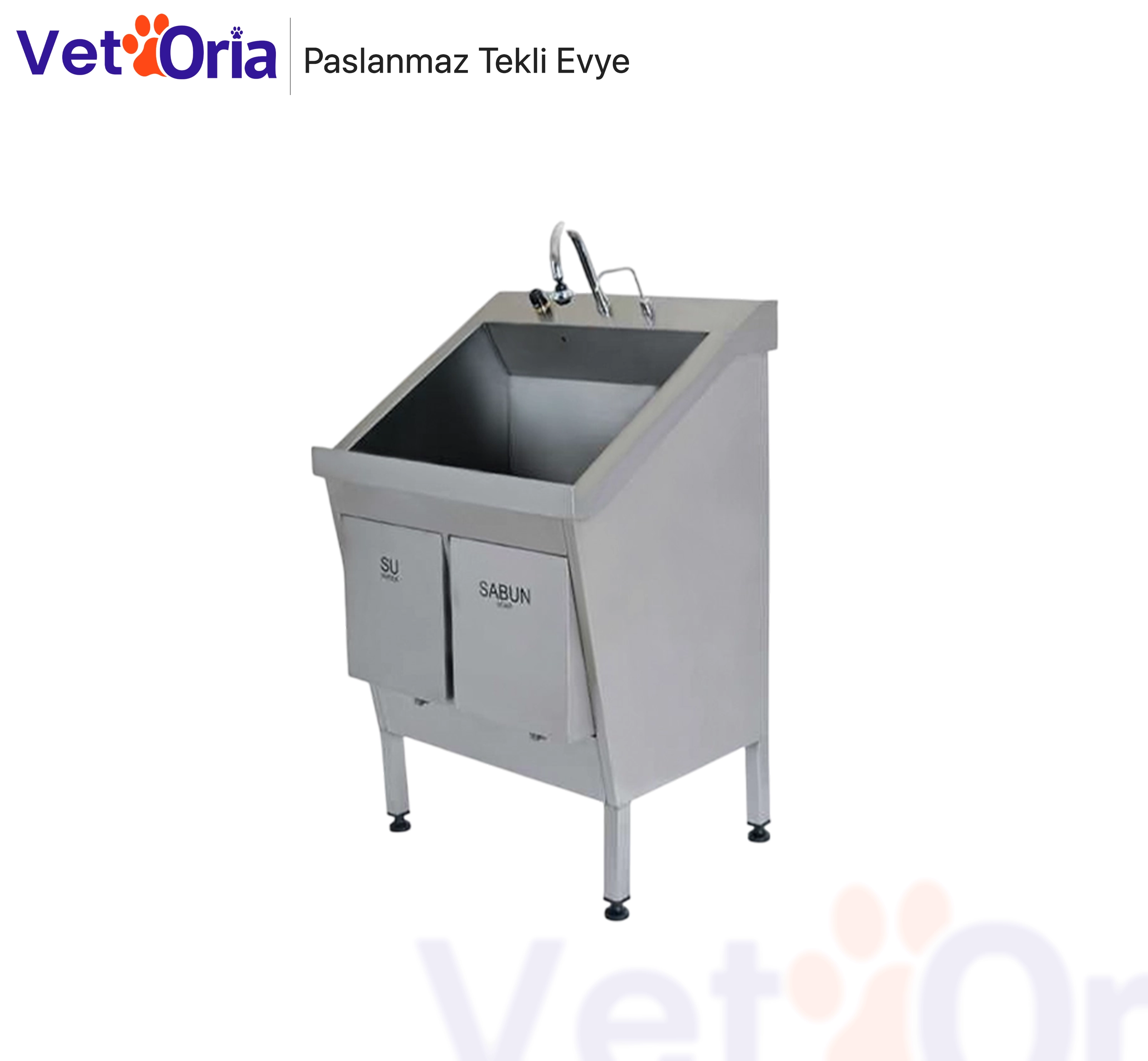 Paslanmaz Tekli Evye