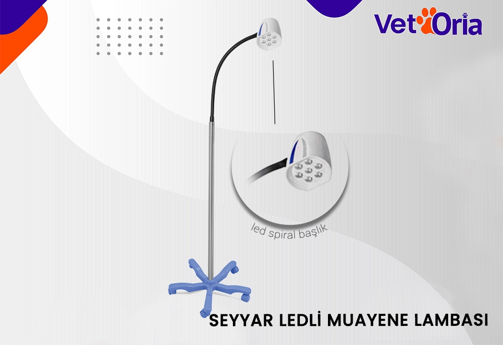 Seyyar Ledli Muayene Lambası