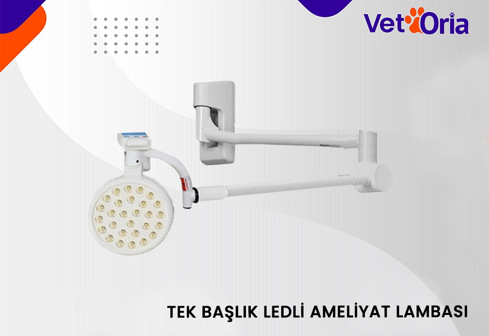 Tek Başlıklı Duvara Monte Ameliyat Lambası